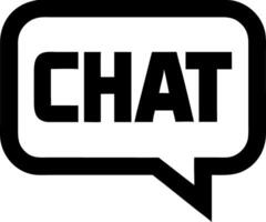 Chat Speech Bubble for Messaging Communication and Design Templates vector