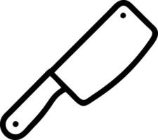 Cleaver Knife Design for Kitchen and Culinary Projects vector