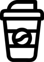 Coffee Cup with Recyclable Symbol for Eco-Friendly Branding and Design vector