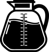 Coffee Pot Illustration for Cafeteria Menus and Recipe Books vector