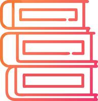 Colorful Stack of Books for Education Design and Learning Projects vector