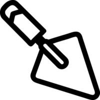Construction Trowel for DIY Projects and Building Design vector