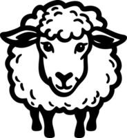 Cute Sheep Illustration for Design Projects and Crafts vector