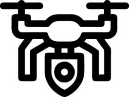 Drone Design for Technology and Surveillance Graphics vector