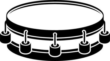 Drum Illustration Musical Instrument Design Useful for Schematics and Learning vector
