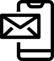 Email and Smartphone for Communication and Digital Marketing Design vector