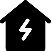 Energy Efficient Home for Renewable Power Illustration vector