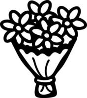 Floral Bouquet Illustration for Graphic Design and Craft Projects vector