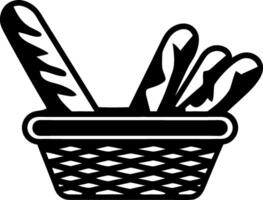 Fresh Bread Basket Illustration for Bakery and Culinary Design vector