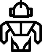Futuristic Robot for Tech Designs and Illustrations vector