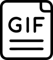 GIF File Art for Digital Media Projects vector