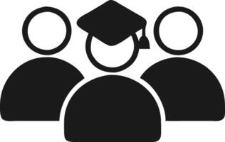 Graduation Student Symbolizing Education and Learning Success vector