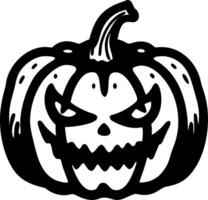 Halloween Pumpkin Jack O Lantern Art for Tattoo or Coloring Book Design vector