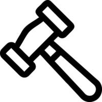 Hammer for Construction Tools and DIY Projects Design vector