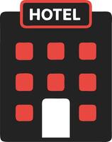 Hotel Building for Travel and Accommodation Graphics vector
