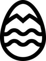 Intricate Easter Egg Design for Coloring and Crafts vector