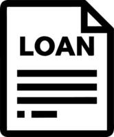 Loan Document Financial Agreement Illustration vector