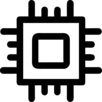 Microchip Illustration for Technology Design and Software Development vector