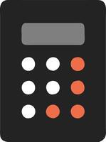 Minimalist Calculator for Financial and Educational Use vector