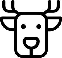Minimalist Deer Head Illustration for Design and Decoration Projects vector