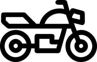 Minimalist Motorcycle Line Art Illustration for Design and Branding Projects vector