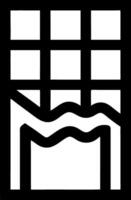 Minimalist Art of Wavy Grid Window for Design and Decoration Projects vector