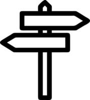 Minimalist Directional Arrow Sign for Navigation and Signage Design vector