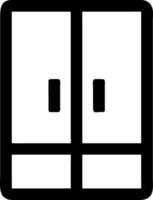 Minimalist Wardrobe for Interior Design and Organization Projects vector