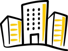 Modern Cityscape Illustration for Business and Urban Design Projects vector
