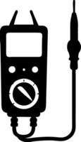 Multimeter Illustration for Electrical Testing and Engineering Design vector