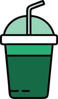 Refreshing Green Beverage Illustration for Design Projects vector