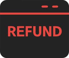 Refund Request for E-commerce and Financial Transactions vector