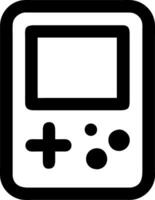 Retro Handheld Game Console Illustration for Design and Decoration Projects vector