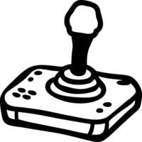 Retro Game Joystick for Gaming and Design Projects vector