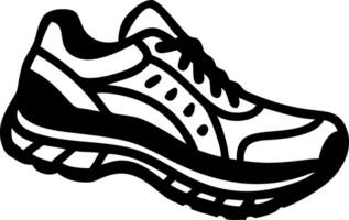 Running Shoe Illustration for Fitness and Sport Design Projects vector