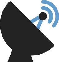 Satellite Dish for Communication and Technology Themes vector
