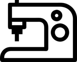 Sewing Machine Minimalistic for Craft Projects and Design vector