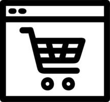 Shopping Cart for Online Store Website Design and E-commerce Platforms vector