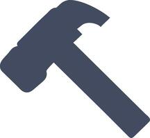 Silhouette Hammer for DIY and Construction Projects vector