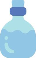 Simple Blue Water Bottle Art for Digital and Print Design Projects vector