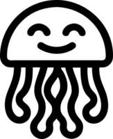 Smiling Jellyfish Illustration for Kids Art and Design Projects vector