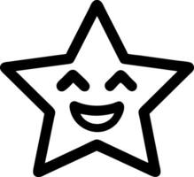 Smiling Star Emoji for Fun and Playful Designs vector
