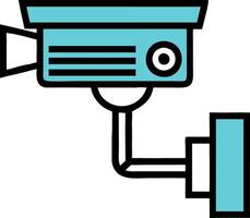 Surveillance Camera Illustration Security System vector