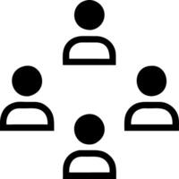 Teamwork Collaboration People for Communication and Social Networking vector