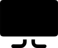 Black Computer Monitor for Tech and Design Projects vector