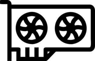 Graphic Card for Tech Design Projects and Tutorials vector