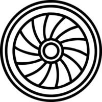 Illustration of Abstract Spiral Pattern Circular Geometric Design for Art Projects vector