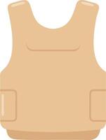 Illustration of Tactical Vest for Security and Safety Design Use vector