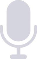Microphone Design for Audio Podcast Logo Music Apps and Presentation Graphics vector