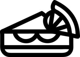 Outline of Pie Slice for Bakery and Dessert Illustrations and Designs vector